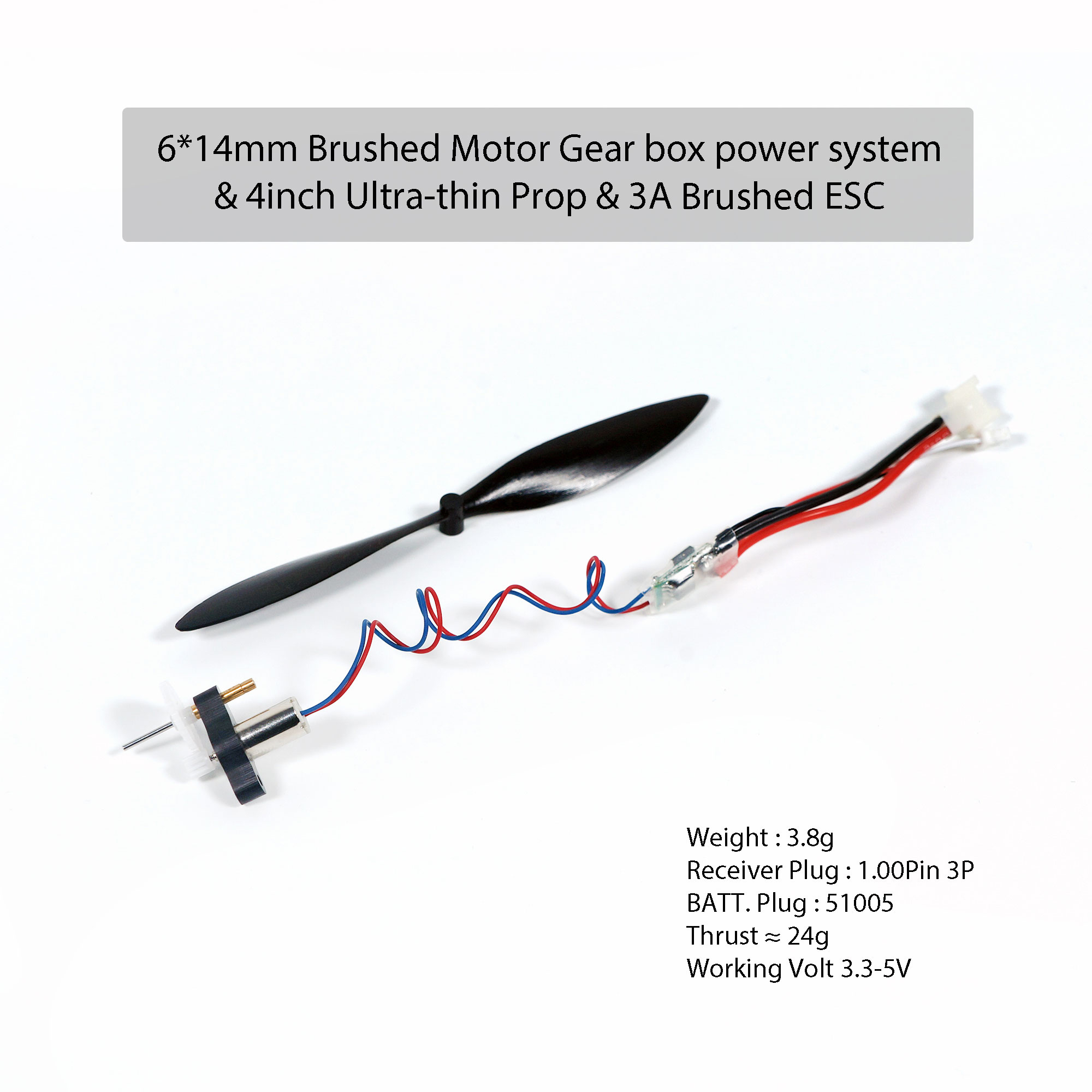 AEORC 6x14 ブラシ付きモーターコンボ、プロペラ付き - Brushless Motor Thrust Test Stand のレビューと価格